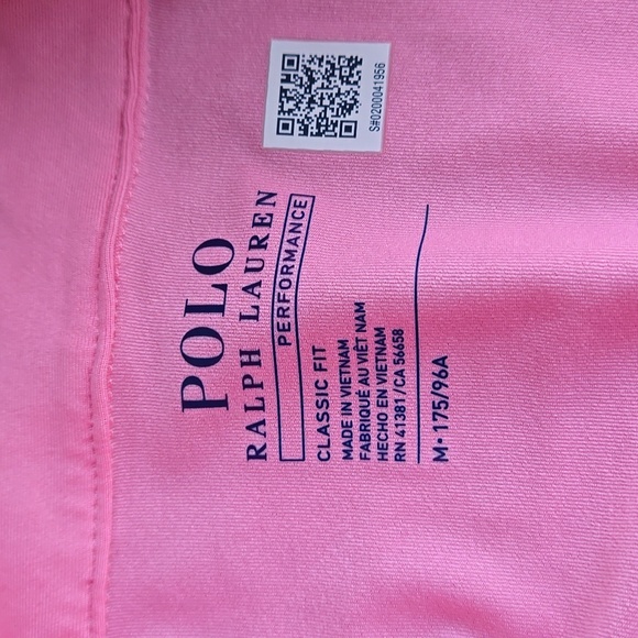 Polo Ralph Lauren Performance Classic Fit Pink Golf Shirt Size Medium, NWOT - Picture 6 of 11
